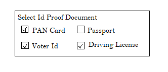 checkbox type