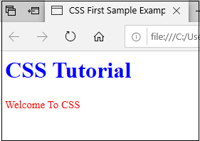 CSS Example