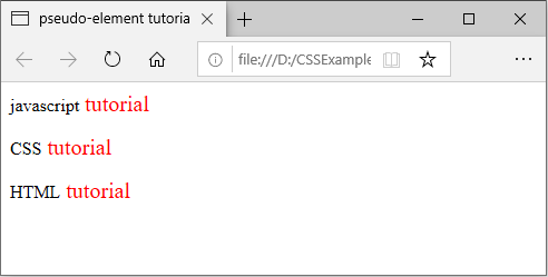 after pseudo element example