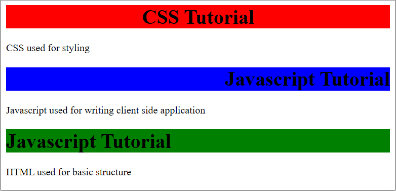 style tag vs style attribute example