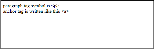 html entity example