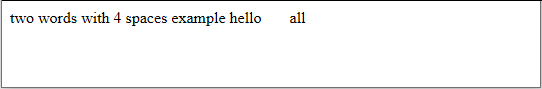 html entity extra space example