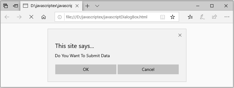 javascript confirm box example