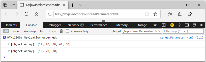 spread operator replace method