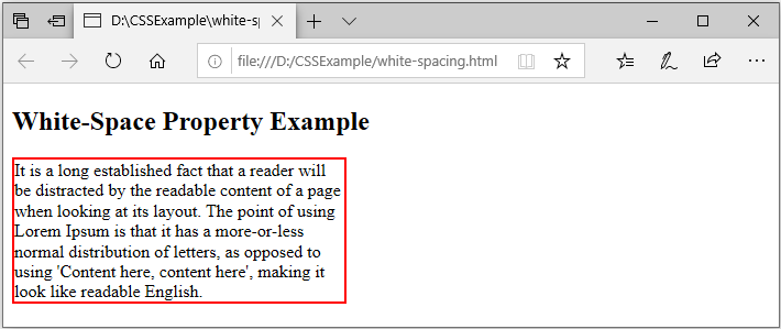 css-white-space-property-hindi