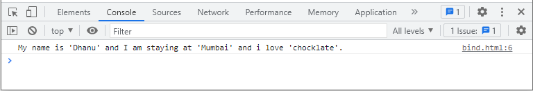 javascript bind method with argument