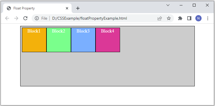 css float property in hindi